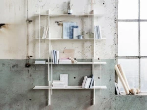 Atelier Belge Модульный настенный книжный шкаф из алюминия