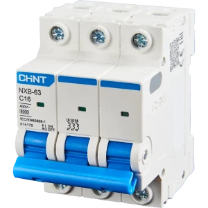 Автоматический выключатель CHINT NXB-63 3P C16 А 6 кА 85334571 STLM-2187048