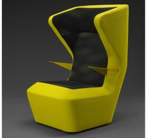 mminterier Кресло из ткани с подлокотниками Fuga