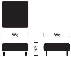 Herman Miller Мягкая подножка из ткани Colourform sun-id-1508333 - Вид №4