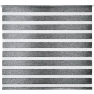 Рулонная штора MIAMOZA день-ночь серый блэкаут 140×175 см 82614532