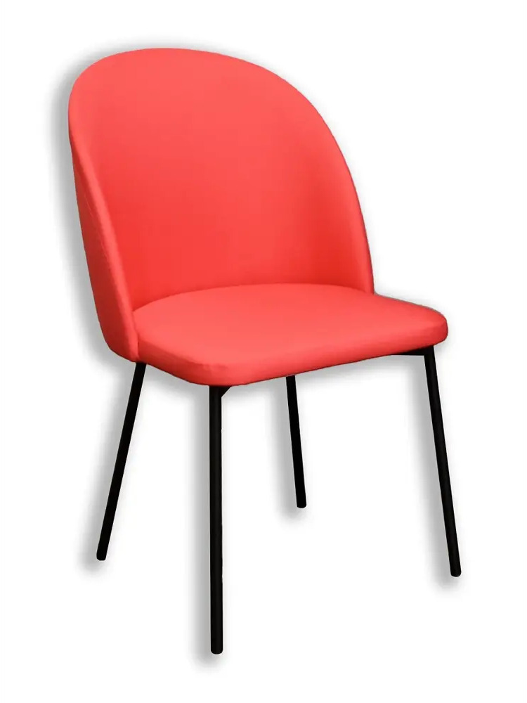 91282680 Кухонный стул Estente Arnold 50x50x90 см велюр красный STLM-0882483