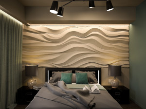 Трехмерная декоративная гипсовая панель