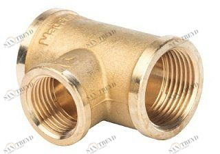 Тройник переходной ВР 3/4х1/2х3/4" латунь STOUT SFT0021341234