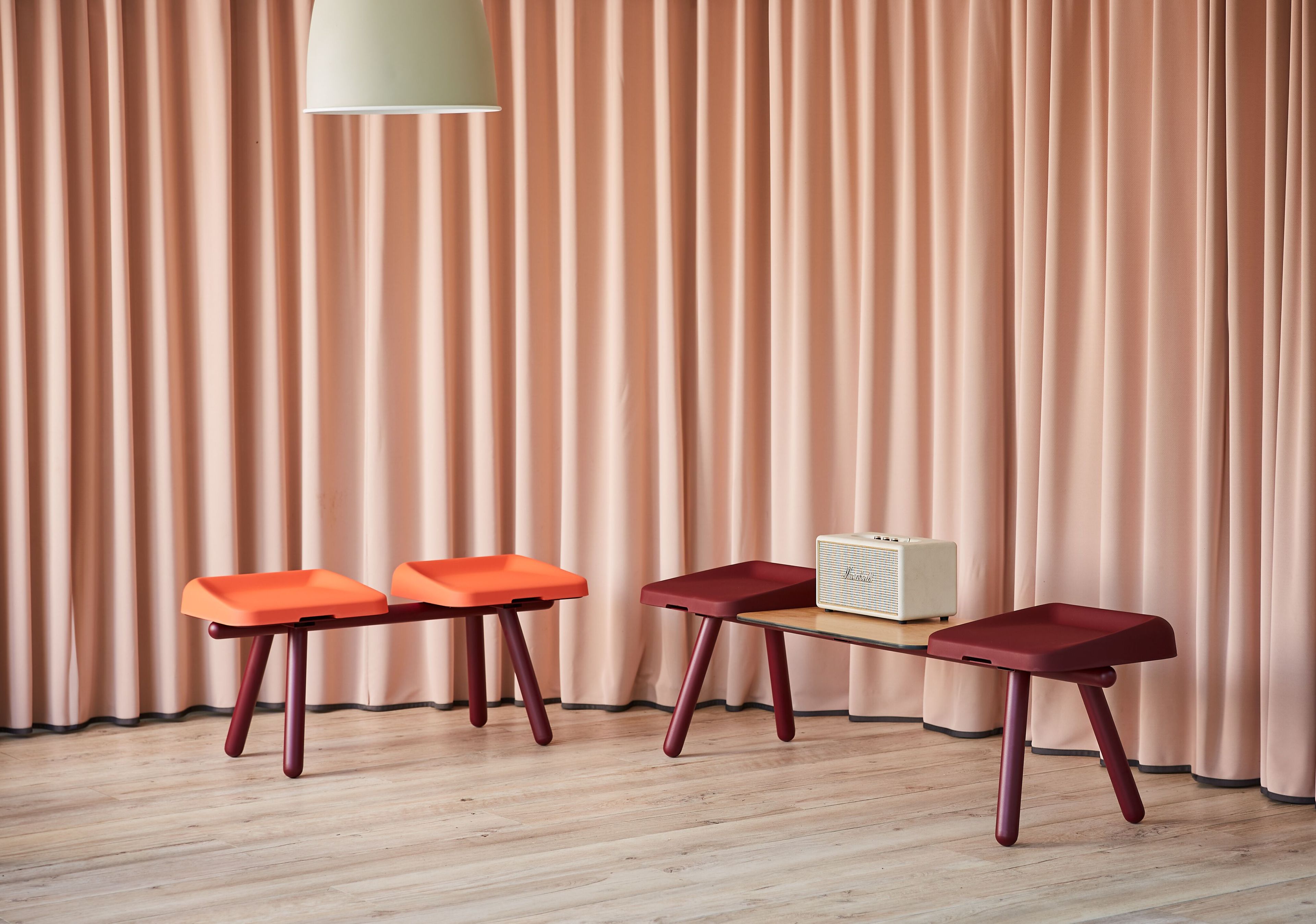 Сиденье на полиуретановой панели со столом Bõln Slim ARCH-00080769 - Вид №4