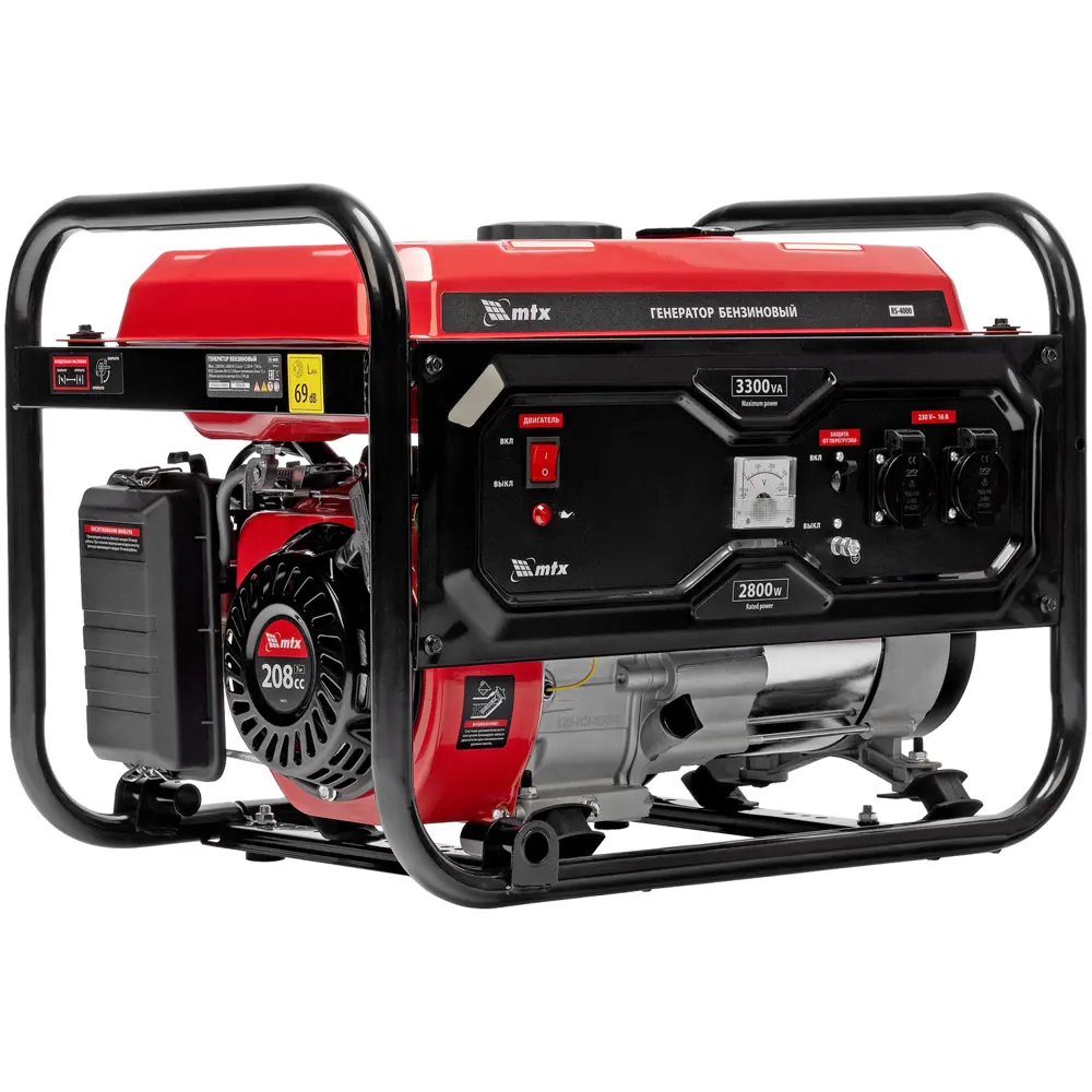Генератор бензиновый MTX RS-4000, 3.3 кВт STLM-2062107 - Вид №3