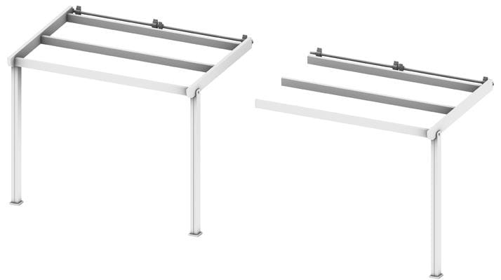 Пергола из алюминия с поворотными пластинами Mv Line Биоклиматика ARCH-00052896 - Вид №13