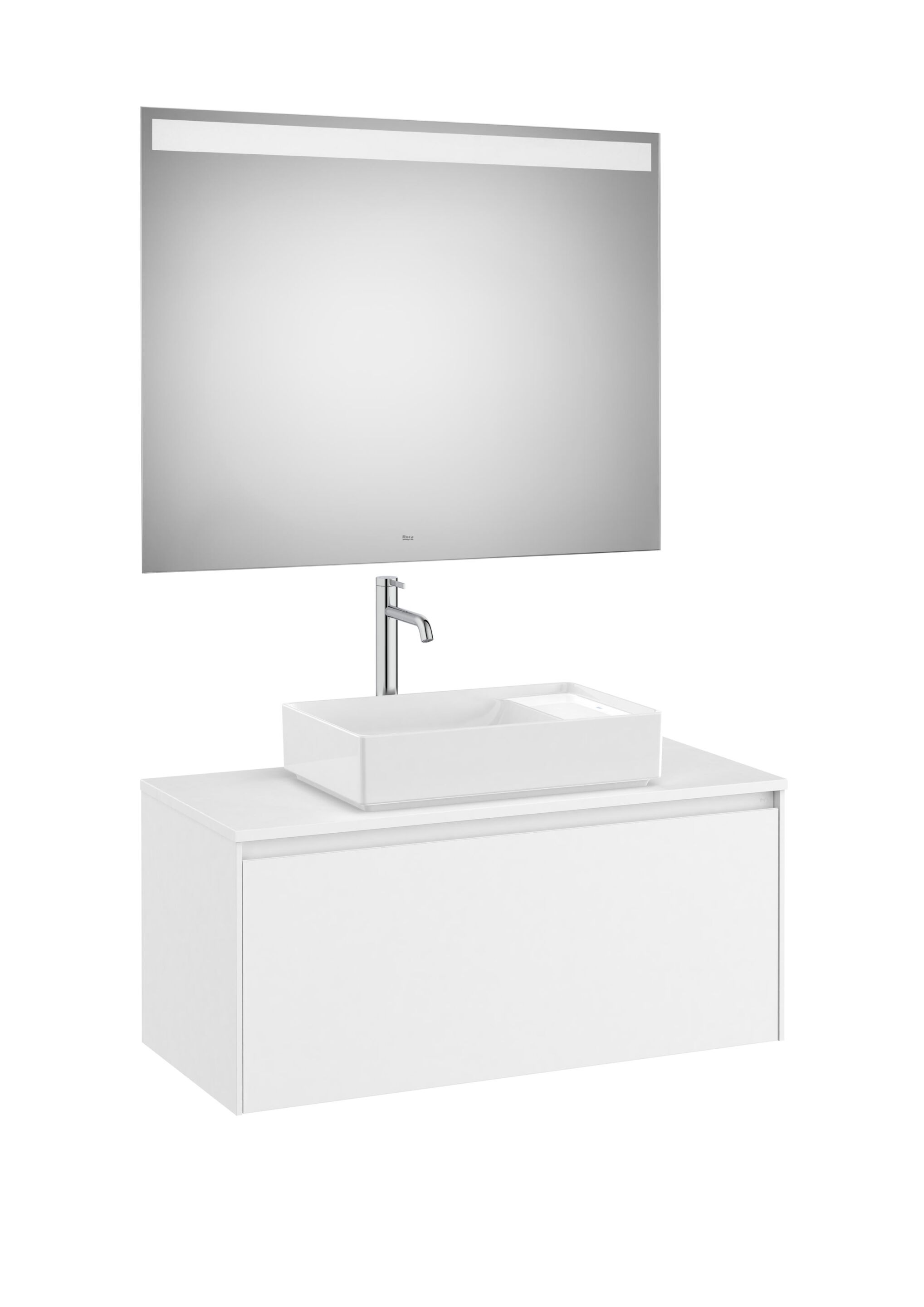 Деревянный одиночный умывальник с зеркалом Roca Ona ARCH-00036665 - Вид №32