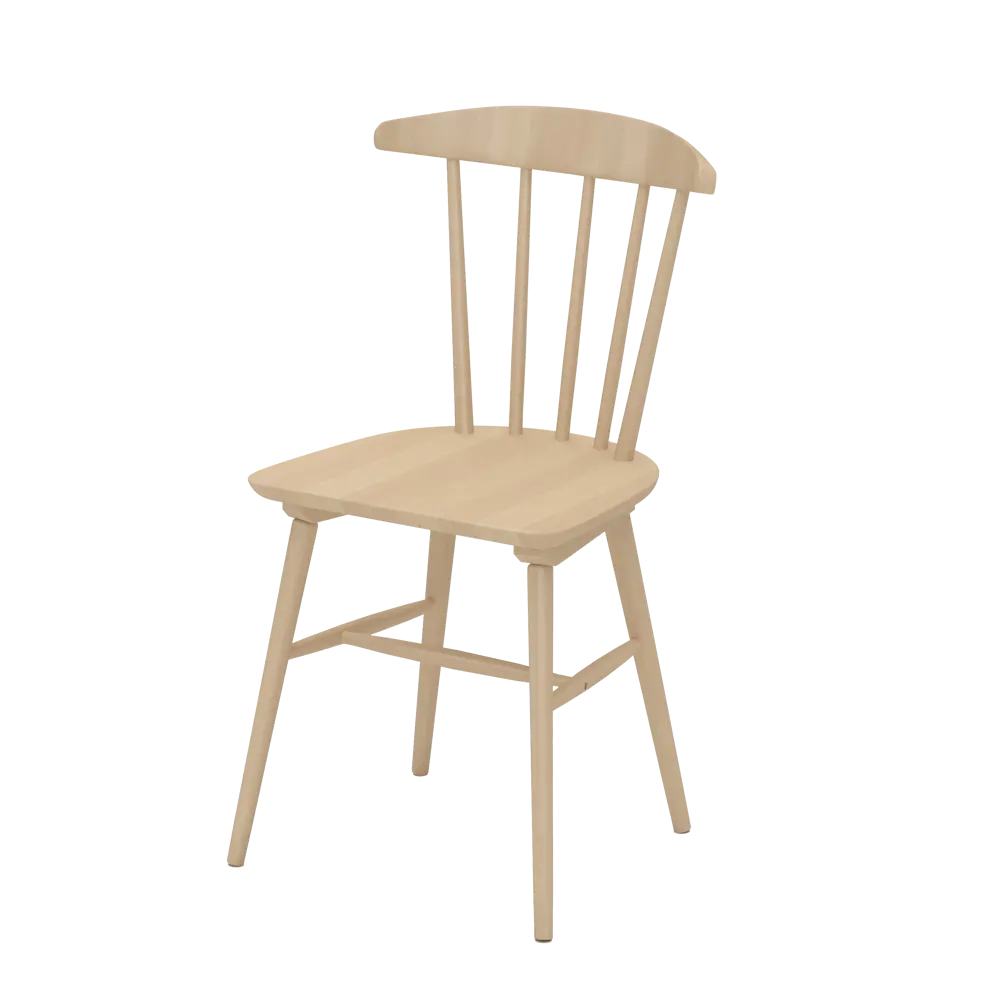 ЭКОМЕБЕЛЬ Скандинавский обеденный стул из натурального дерева 89431668 STLM-1581405