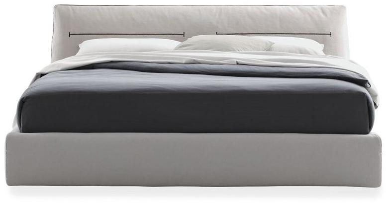 Poliform Двуспальная кровать из ткани с мягким изголовьем sun-id-1456234 - Вид №3