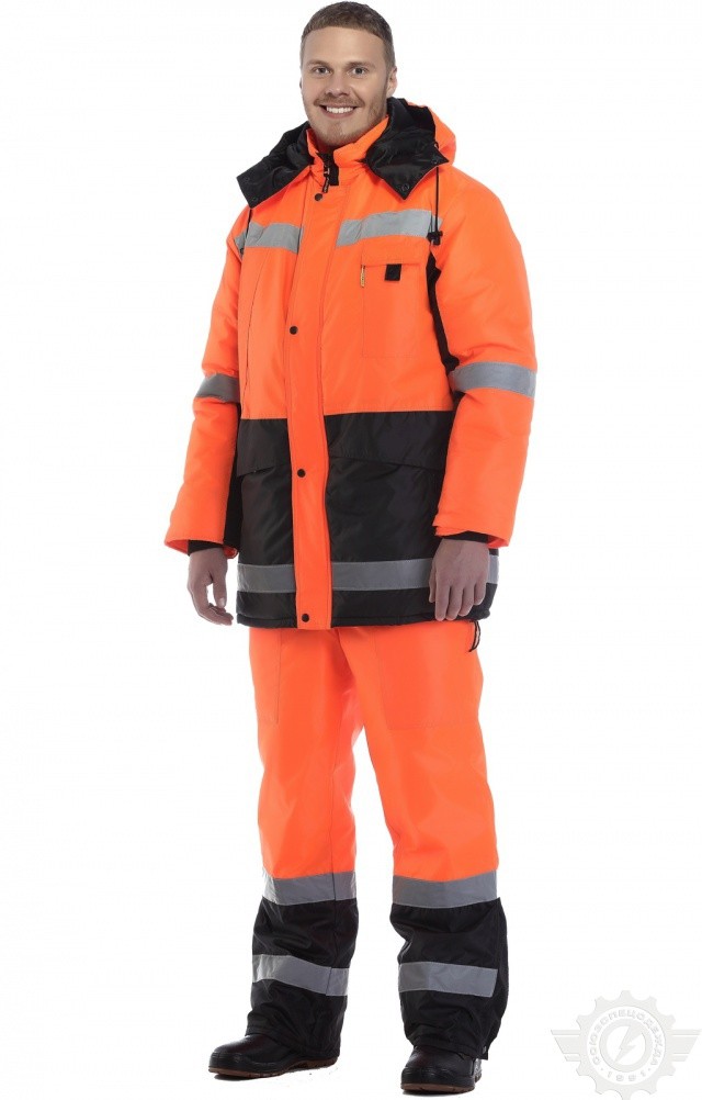 65954 Костюм "Магистраль" зимний с СВП  Зимняя спецодежда  размер 60-62/182-188  - Вид №14