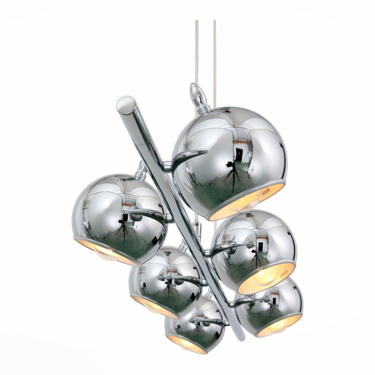 Подвесная люстра ST Luce Glio SL854.113.06 ST LUCE ДИЗАЙНЕРСКИЕ, GLIO 108462 Хром  - Вид №2