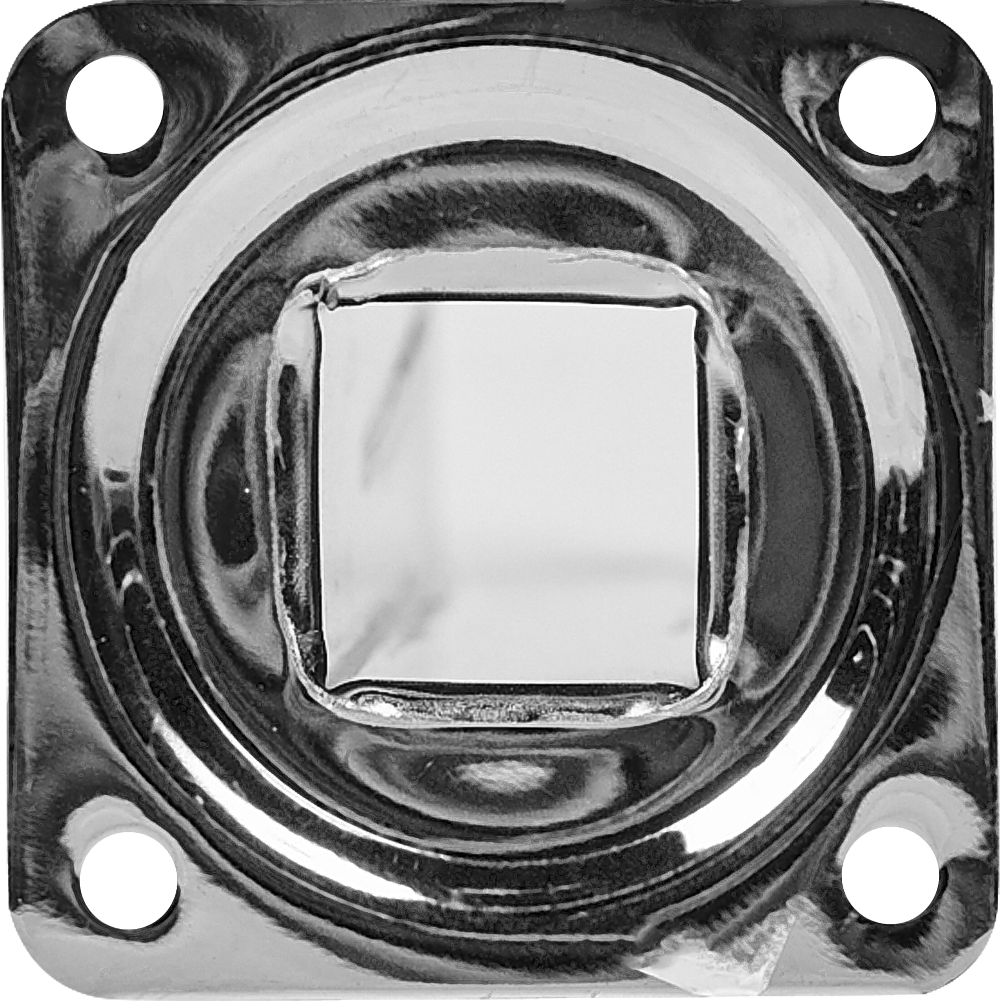 82732789 Ножка квадратная 300х25 мм, сталь, цвет никель Santreyd  - Вид №3