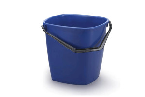 17374884 Квадратное ведро с ручкой 14 л, голубое 1809414040 Durable