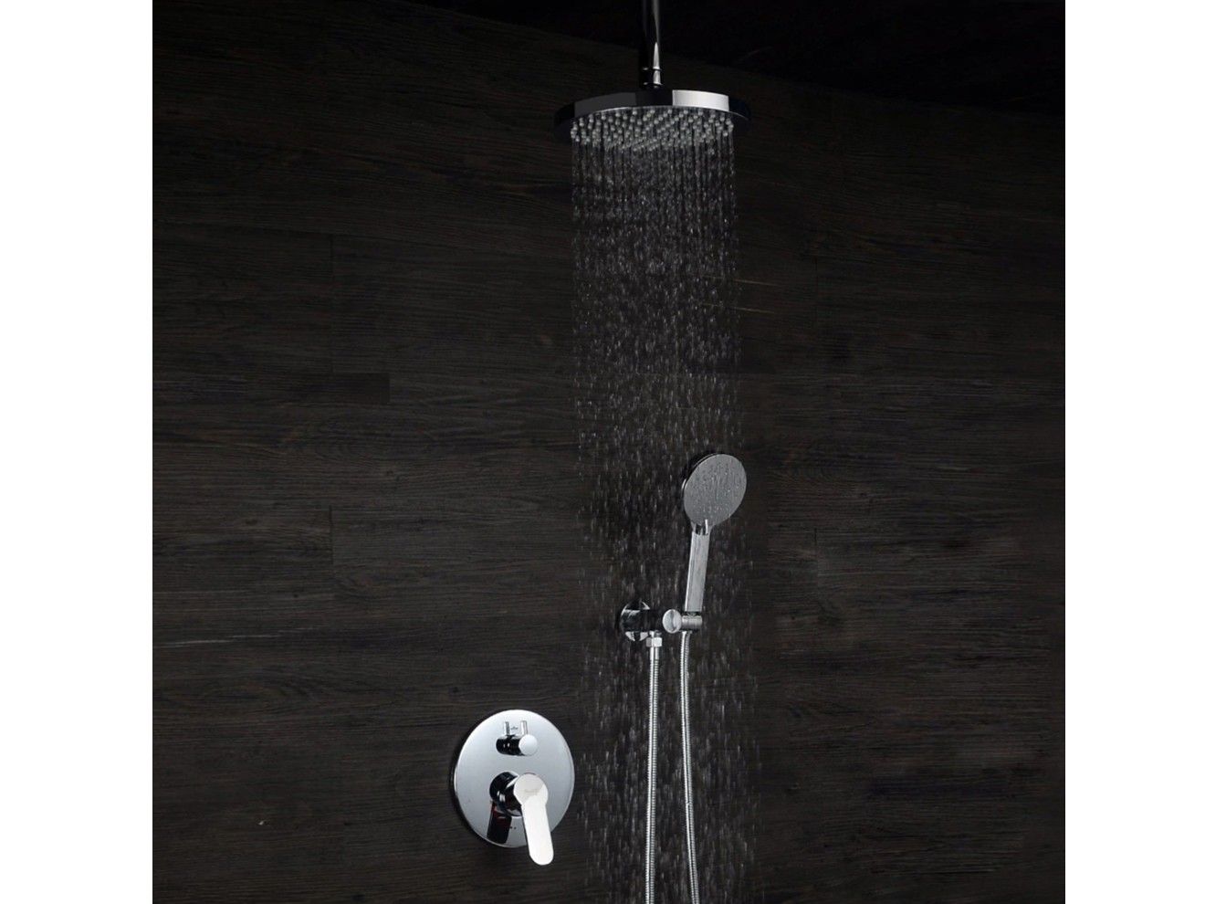 Набор для душа из нержавеющей стали с душем Fontana Showers FS9718 ARCH-00025346