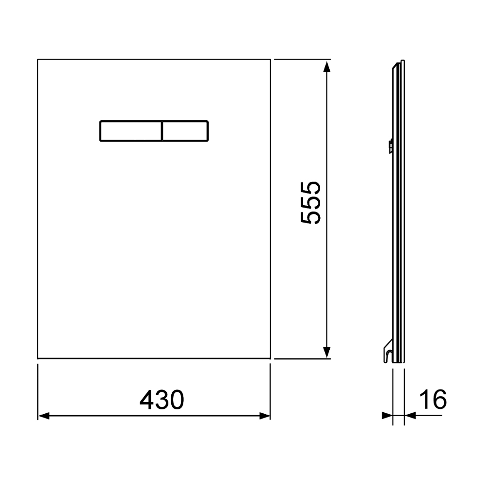 9650001 Стеклянные панели Tece TECElux - Вид №5