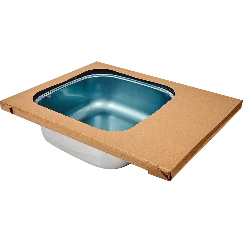 KROMRUS Мойка EX-180 с крылом для современной кухни 82540018 Мойка врезная STLM-0029324 - Вид №6