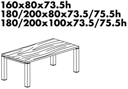 Bralco Модульный стол Jet evo sun-id-1465621 - Вид №1