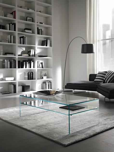 Tonelli Design Прямоугольный стеклянный журнальный столик sun-id-1456101 - Вид №1
