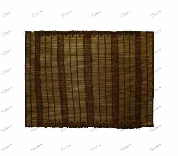 AFOLKI Прямоугольный коврик из дерева и кожи Tuareg St045tu