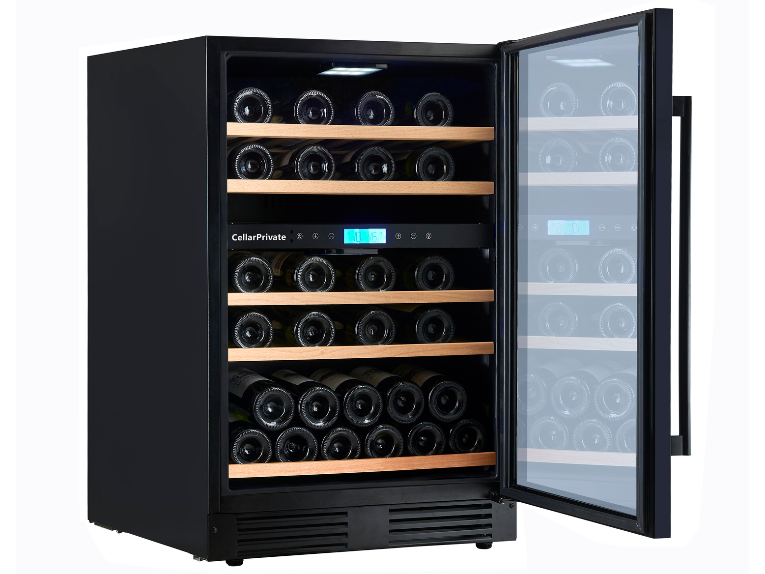 9943164 Винный шкаф Cellar Private CP043-2TB черный STDN-0103458 - Вид №1