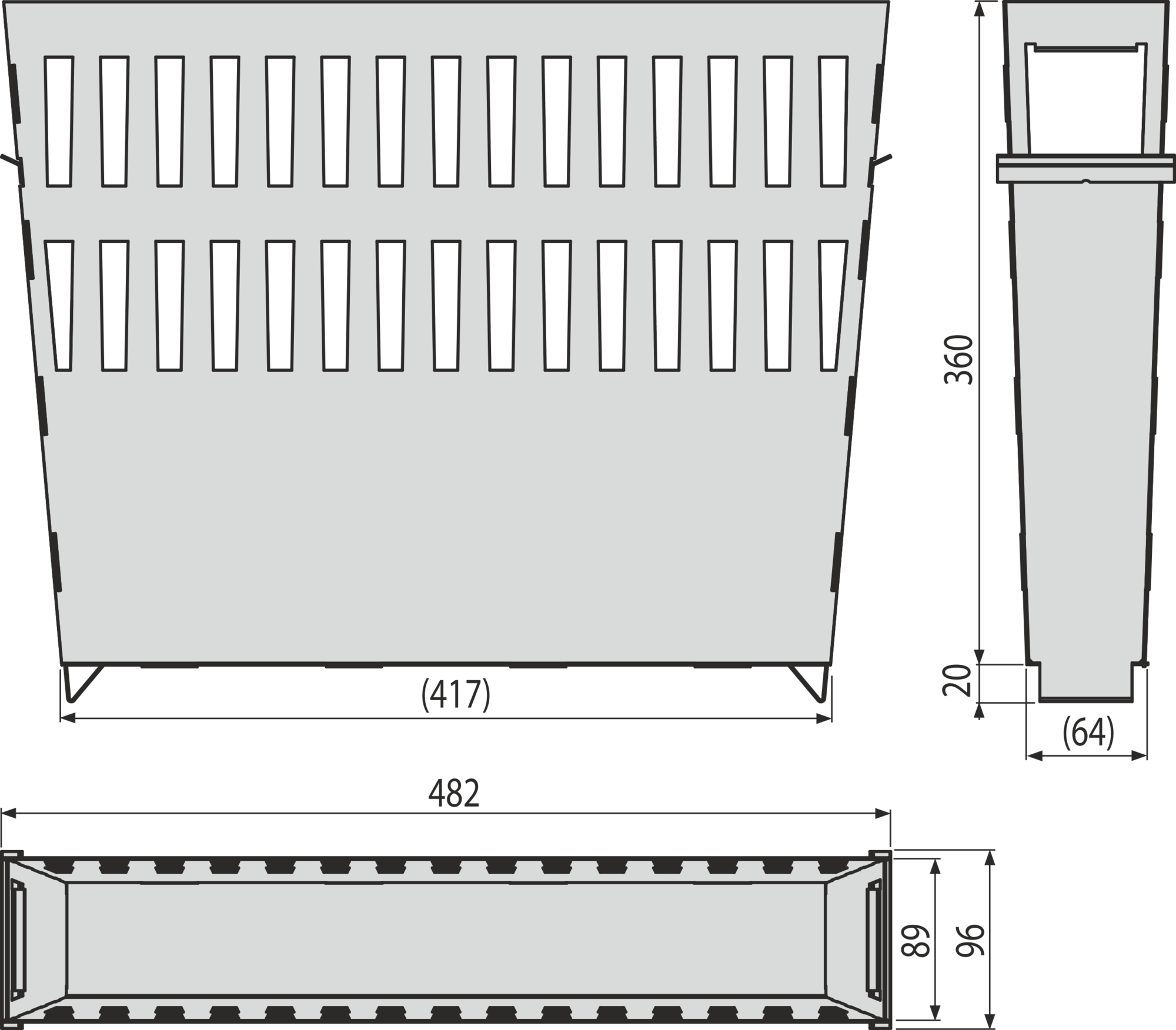 Корзина пескоуловителя для нечистот, нержавеющеая сталь ALCAPLAST AVZP012 - Вид №2