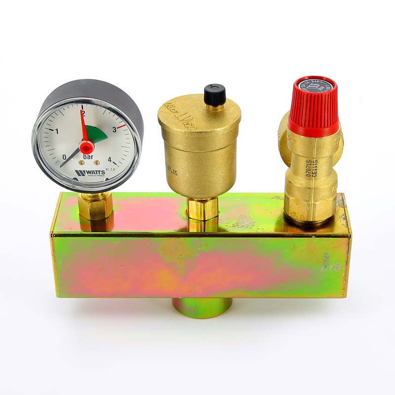 Группа безопасности котла WATTS KSG 30 ISO 3 бар 100 кВт с теплоизоляцией сталь 10005204 - Вид №1