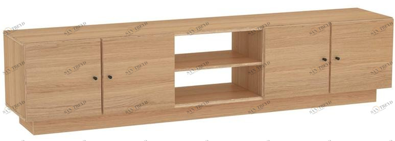 Radis Низкая тумба под ТВ из фанеры с распашными дверцами Boxy sun-id-1462630