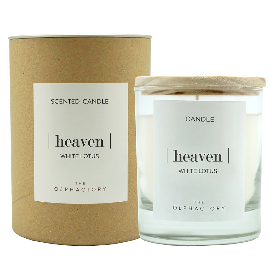 VV401WLTO Свеча ароматическая the olphactory, heaven, Белый лотос, 40 ч Ambientair  - Вид №1