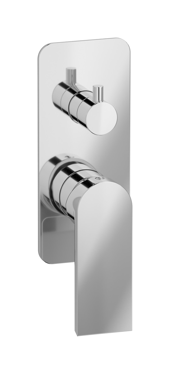 Внешние части встроенного в стену смесителя на 3 потребителя WE ARE IB k3312cc Chrome K3