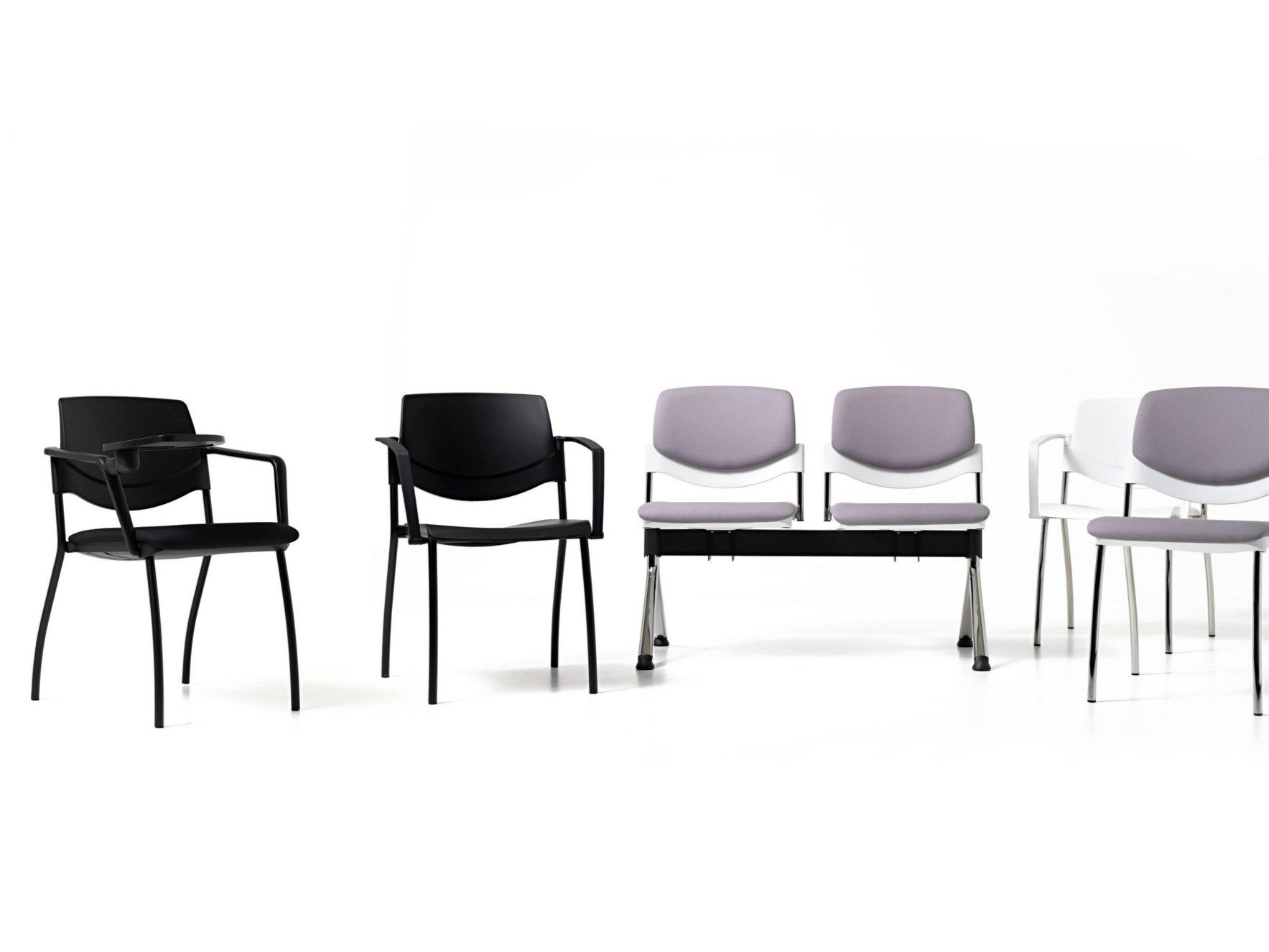 Штабелируемый стул для конференций из ткани Diemme Sunny New ARCH-00004657 - Вид №1