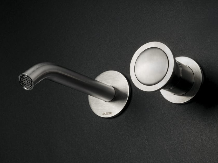 Смеситель для раковины из нержавеющей стали с 2 отверстиями Zazzeri JK21 ARCH-00147130