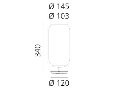 Светодиодная настольная лампа из дутого стекла Artemide Gople ARCH-00039061 - Вид №23