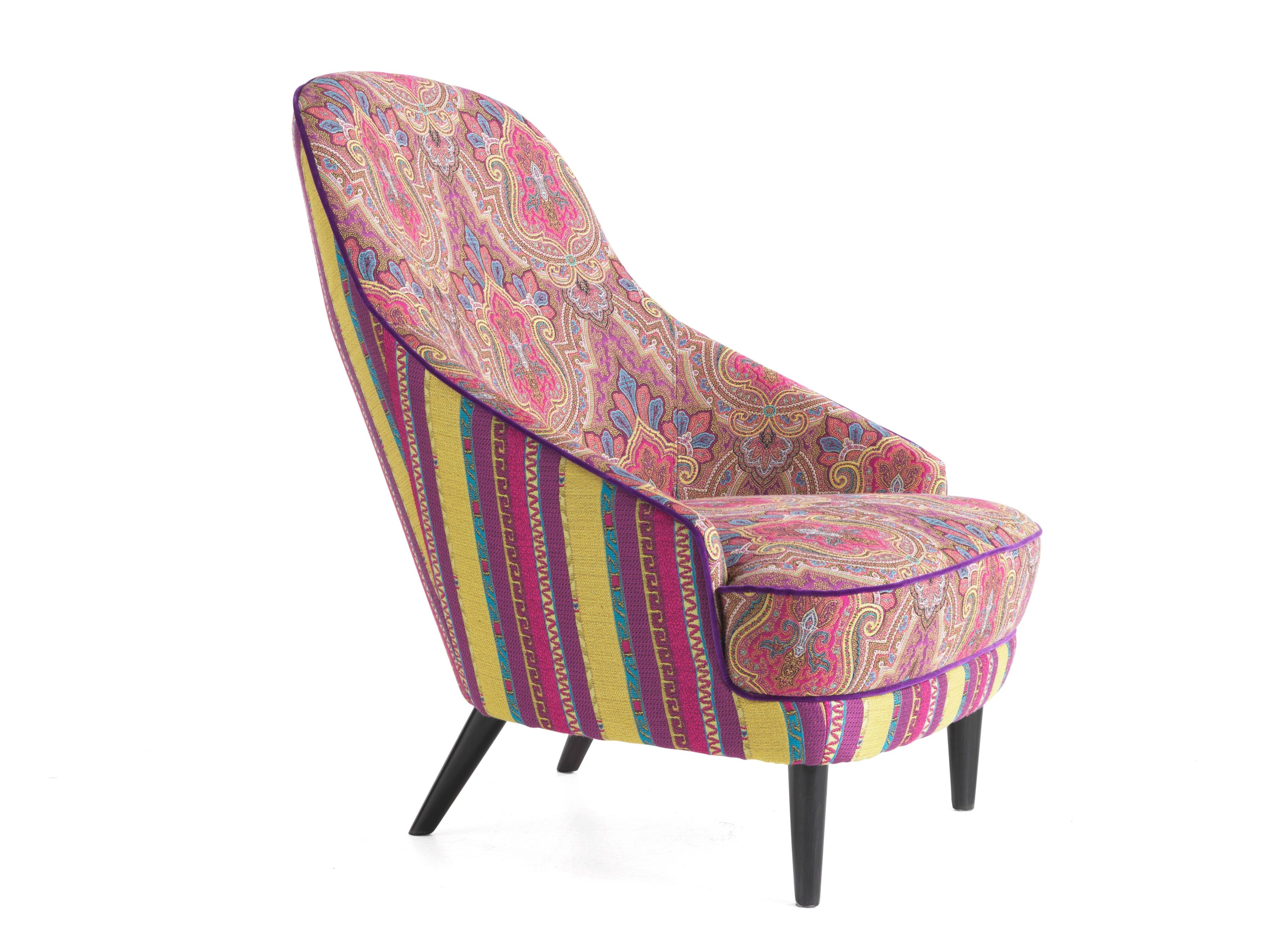 Тканевое кресло с подлокотниками ETRO Home Interiors Jefferson ARCH-00046763 - Вид №1