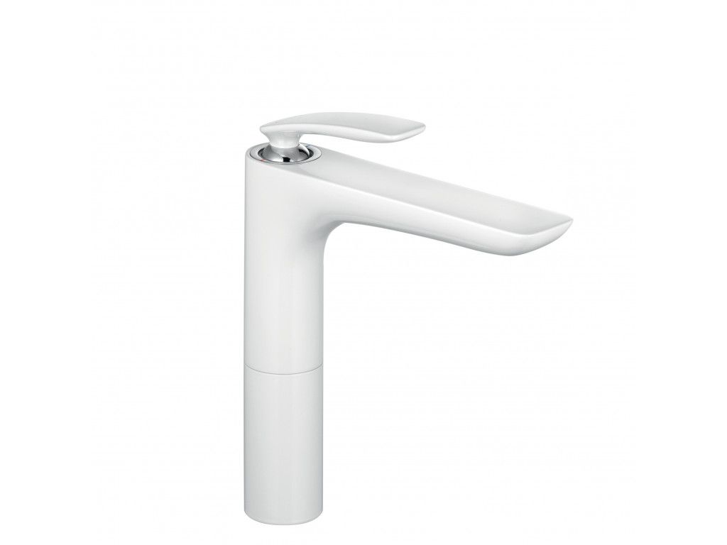 522969175 однорычажный смеситель для умывальников-чаш DN 10 KLUDI BALANCE белый/хром 