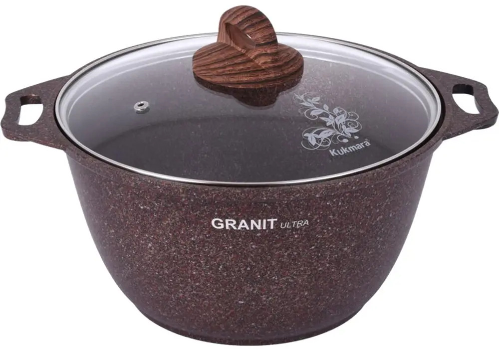 90105466 Кастрюля с крышкой Kukmara Granit Ultra кга42а, 4 л STLM-0888529