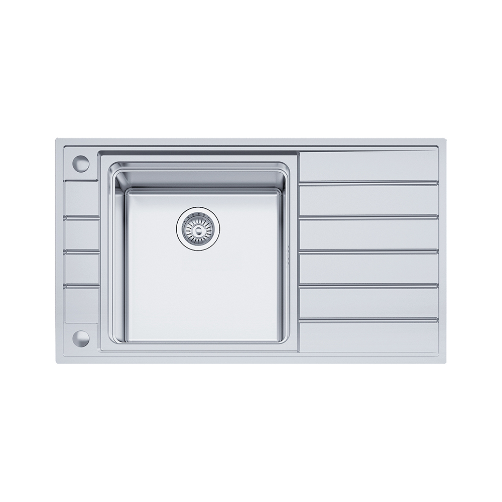 Кухонные мойки Eco Roma SMR-8650AKR.B(вентиль-автомат) SEAMAN 