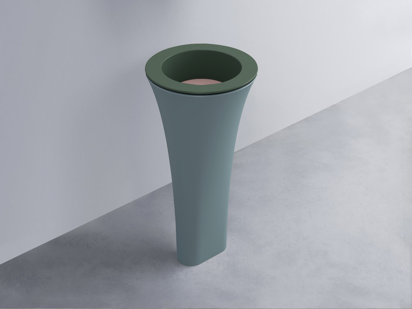 AMLA45-MU+AMPILT-CP+AMCOLT-PL Раковина Amedeo Tondo отдельностоящая cielo Enjoy + Amedeo Ceramica Cielo
