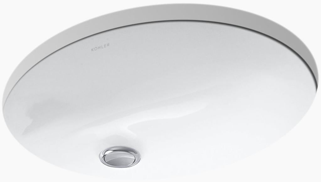 K-2209-0 Накладная раковина под столешницу  прямоугольная Kohler 