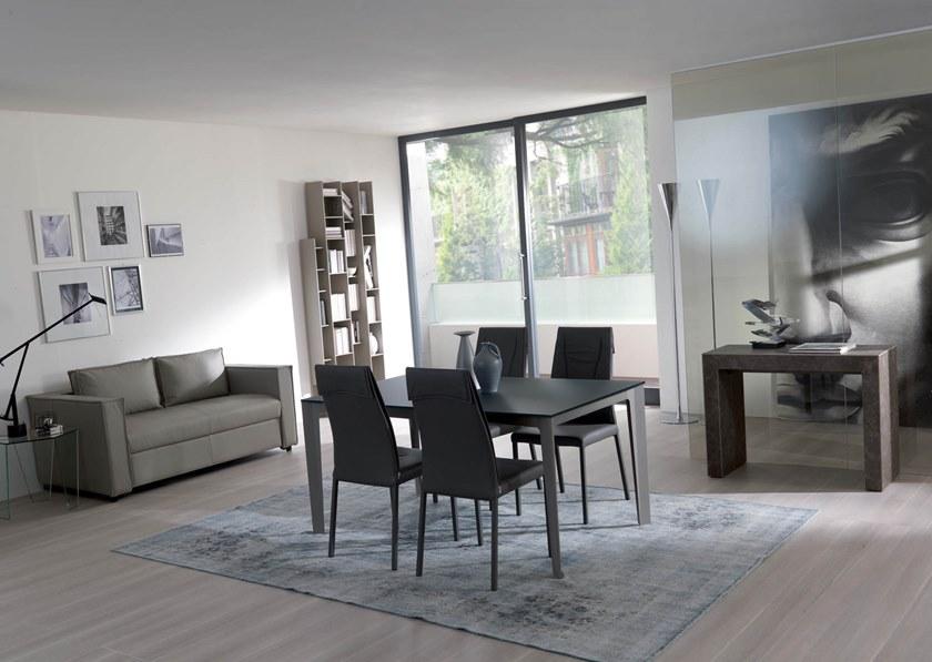 Ozzio Italia Раздвижной прямоугольный стеклокерамический стол  T233  - Вид №2