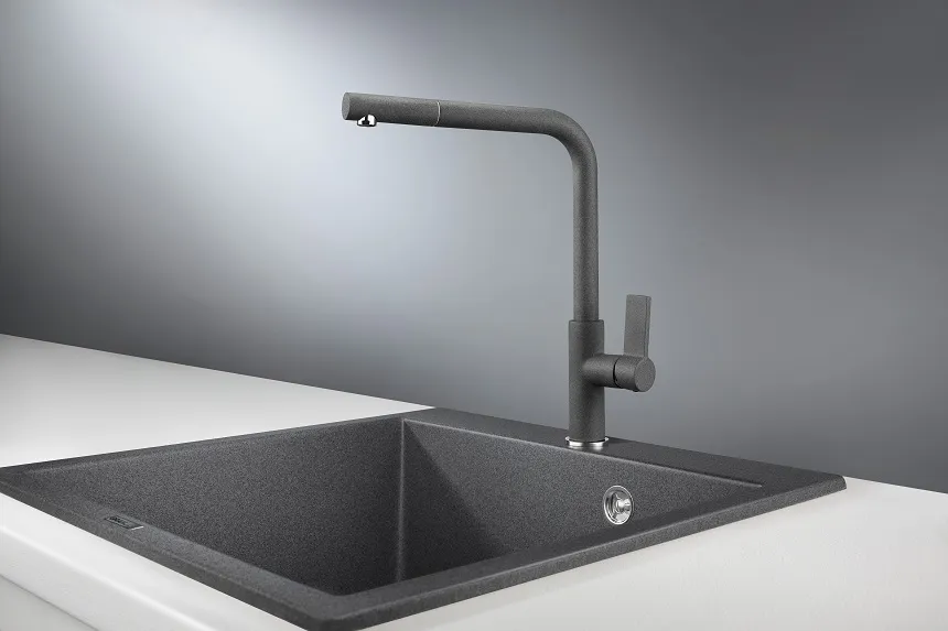 2502, ГРАФИТ, СМЕСИТЕЛЬ КУХОННЫЙ GRANULA 2502-ST59