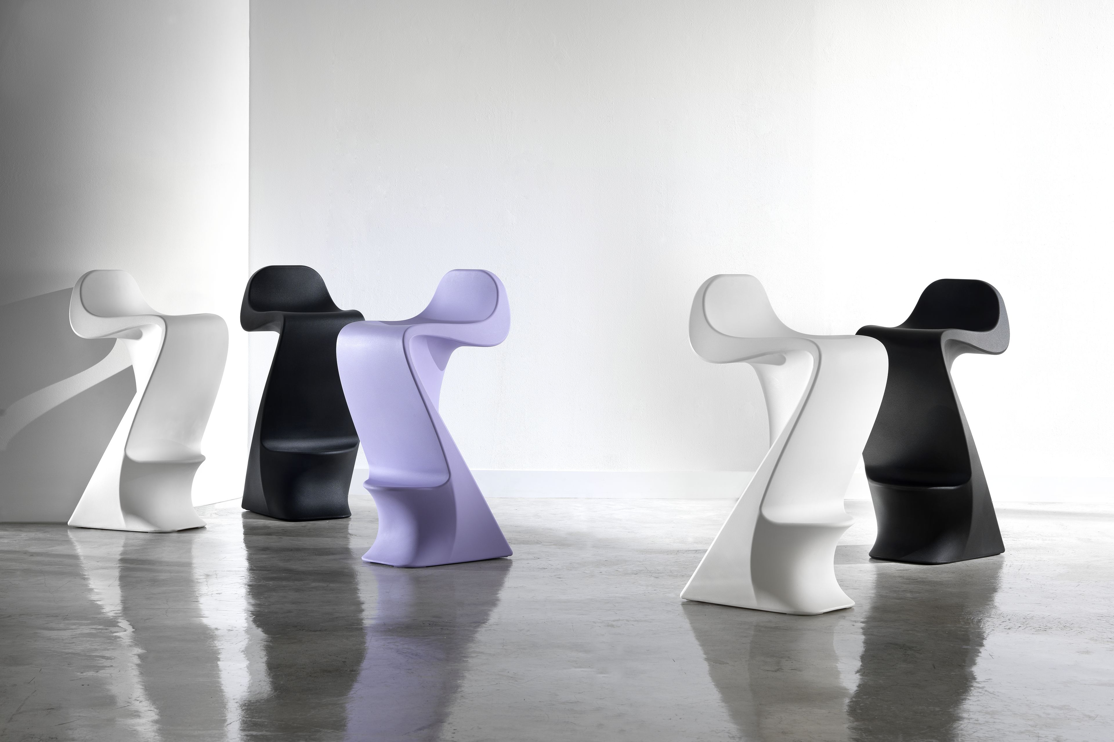 Высокий садовый стул из полиэтилена PF Stile открытый ARCH-00075069 - Вид №1