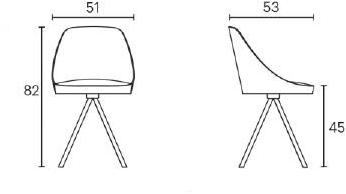 ENEA Кресло на козлах из дуба со встроенной подушкой Kaiak sun-id-1377504 - Вид №5