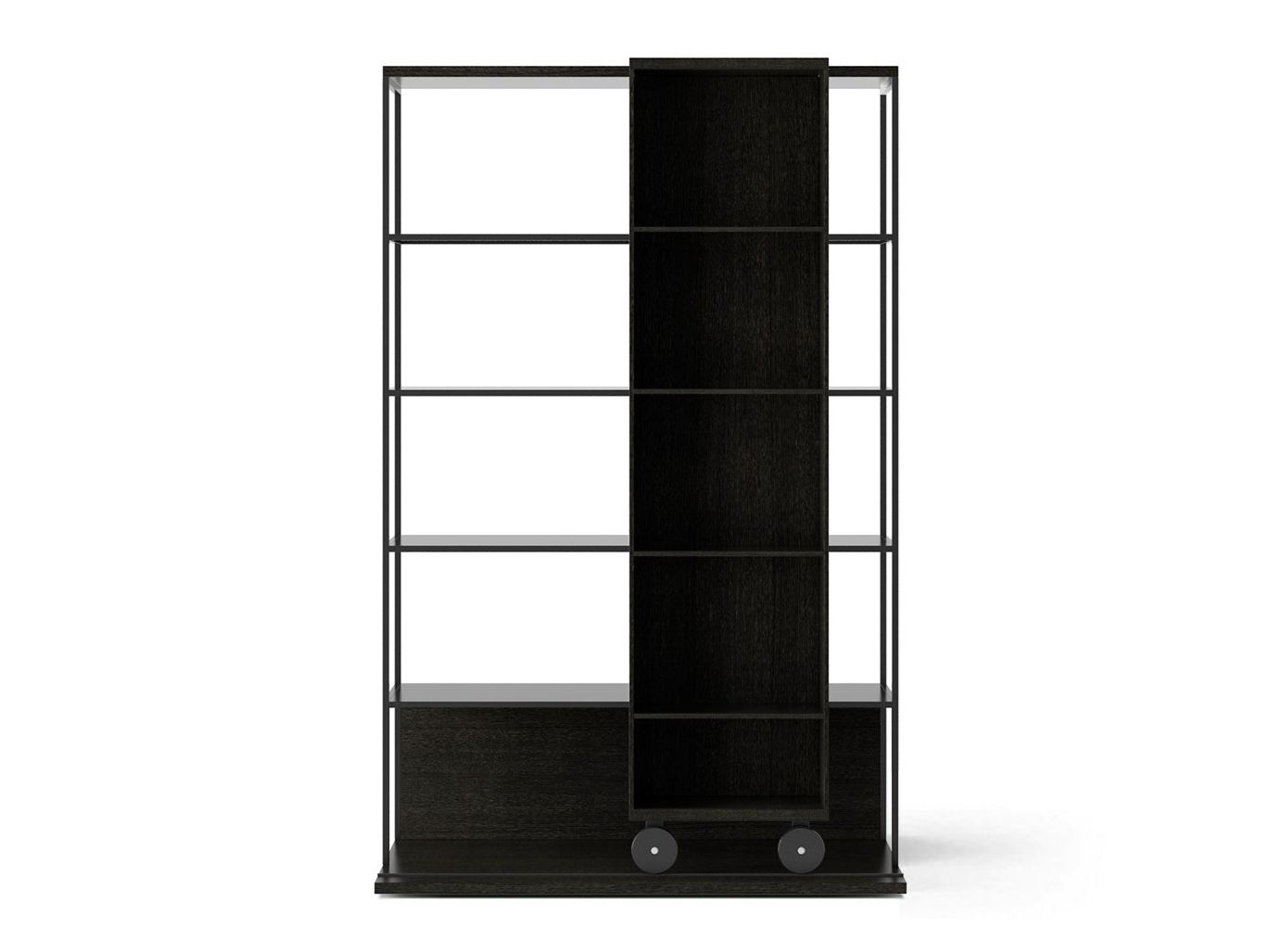 Деревянный книжный шкаф на колесах Punt Literatura ARCH-00034358 - Вид №41