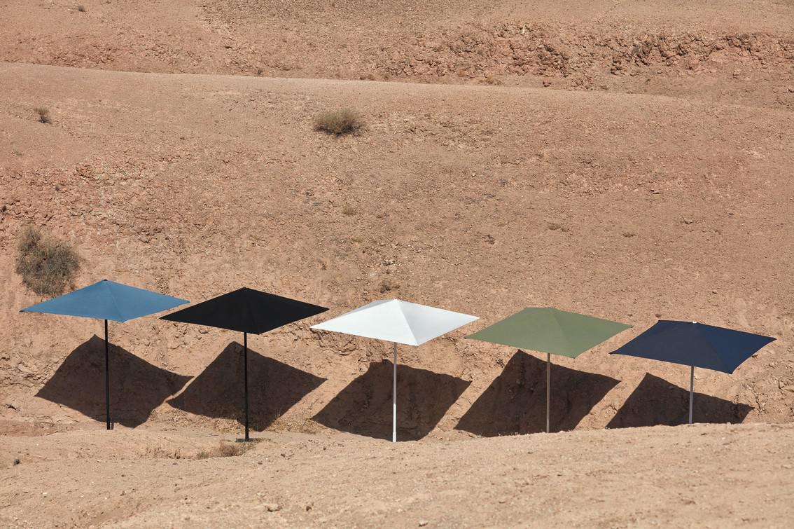 MNST1302 Зонтик teak центральный полюс teak 350x350 холст Manutti Umbrellas  - Вид №4