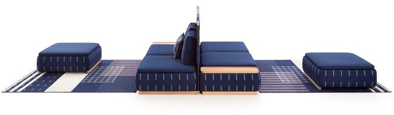 GAN Квадратный пуф из ткани Lan sun-id-1377371 - Вид №5