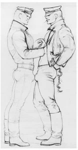 HENZEL STUDIO Прямоугольный шерстяной коврик Henzel studio heritage: tom of finland