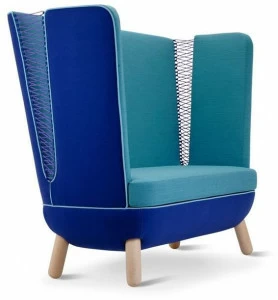 Adrenalina Мягкий диван в современном стиле из ткани с высокой спинкой по контракту Sly