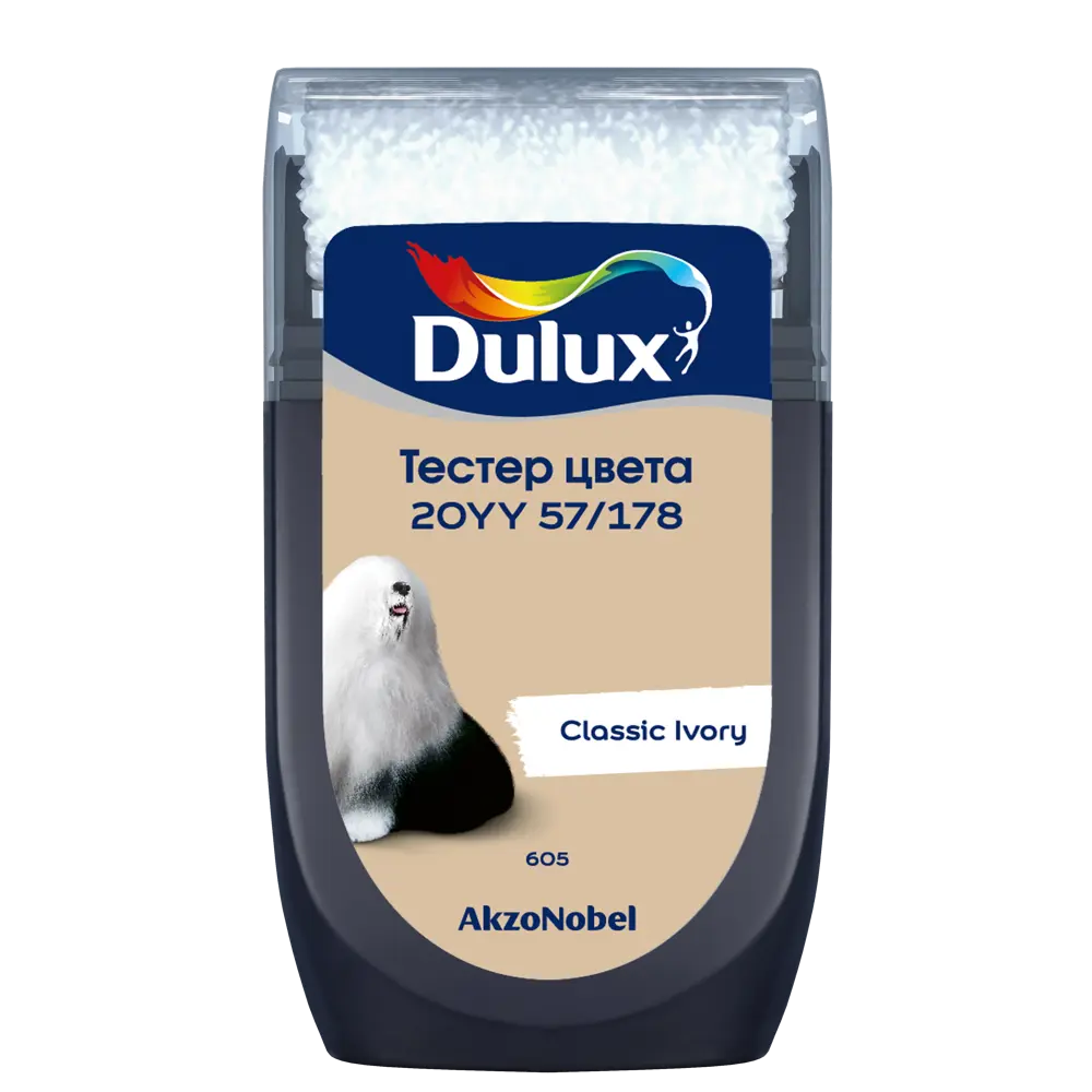 Тестер краски для стен Dulux 20YY 57/178 Classic Ivory 30 мл 84870507 STLM-2070640  - Вид №1