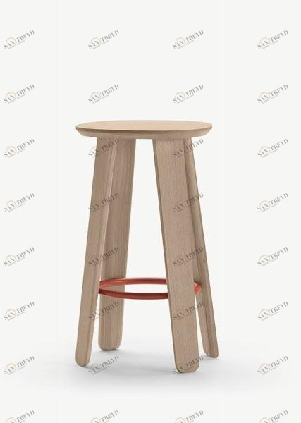 ALKI Высокий деревянный табурет Triku sun-id-1473173